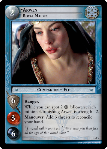 Arwen, Royal Maiden (19P6)