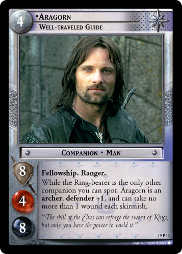 Aragorn, Well-traveled Guide (19P12)