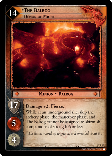 The Balrog, Demon of Might (19P18)