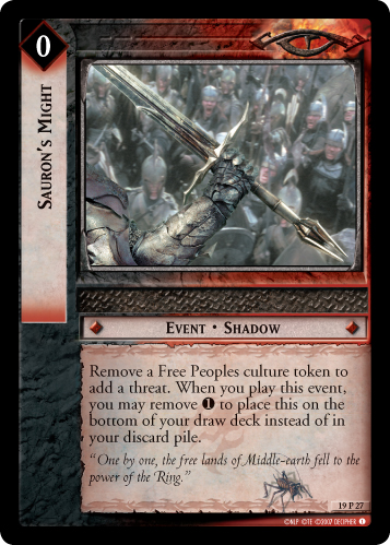 Sauron's Might (19P27)