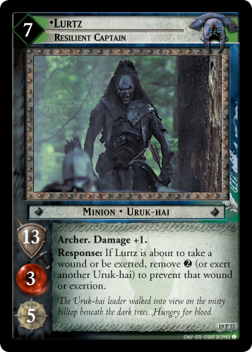 Lurtz, Resilient Captain (19P33)