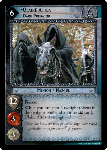 Ulaire Attea, Dark Predator (19P35)