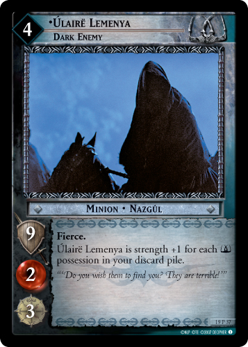 Ulaire Lemenya, Dark Enemy (19P37)